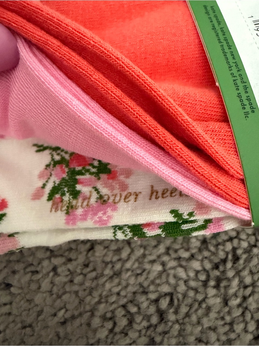 Kate Spade Low Cut Athletic Socks 3 pr size 4 to 10 - Picture 7 of 7
